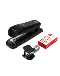 Deli Stapler Set Black - 0359