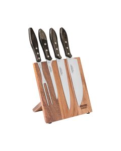 TRAMONTINA 5PC BARBECUE SET POLYWOOD