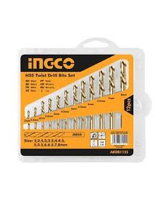 INGCO 9PCS HSS TWIST DRILL BITS SET