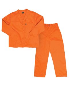 PARAMOUNT ORANGE PLAIN WORKSUIT