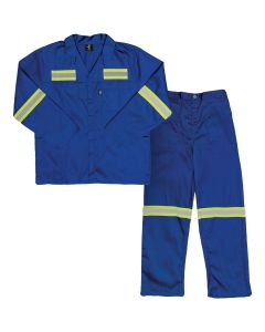 PARAMOUNT ROYAL BLUE REFLECTIVE WORKSUIT