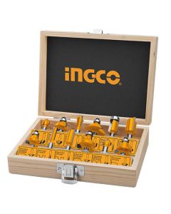 Ingco 12 Pieces Router Bits Set