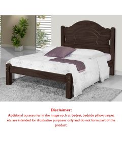 INCABRAS KARINA QUEEN BED BASE MALBEC