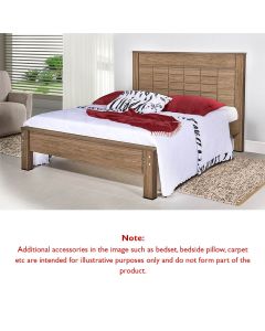INCABRAS VIENA QUEEN BED - CEDRO