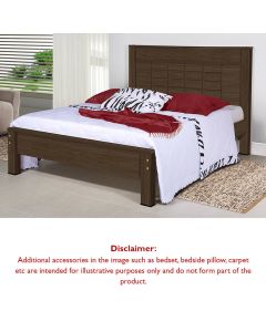 INCABRAS VIENA QUEEN BED BASE MALBEC