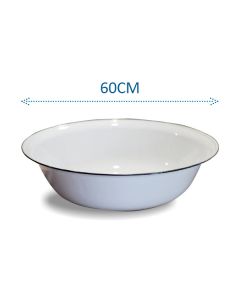 KANGO ENAMEL BASIN - 60CM