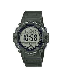 Casio men's digital green watch