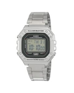 Casio Digital Black Dial -W-218HD-1AVDF