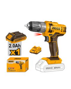 INGCO LITHIUM-ION CORDLESS DRILL - 20V - SUPER INGCO