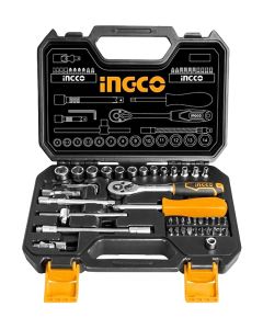 INGCO 45PCS 1/4" SOCKET SET - HKTS14451