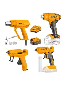 Ingco Heat Gun And Glue Gun Combo Kit