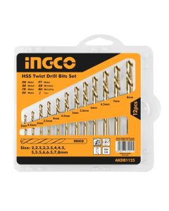 INGCO HSS TWIST DRILL BITS SET - AKDB1125