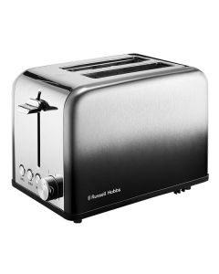 RUSSELL HOBBS 2 SLICE BLACK OMBRE TOASTER - rhombtb