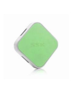 4-port USB Hub Green