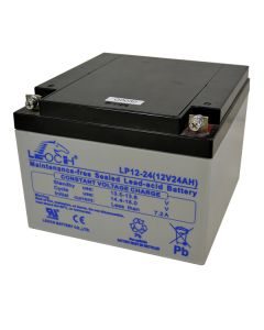 LEOCH SOLAR BATTERY - 12V - 24AH