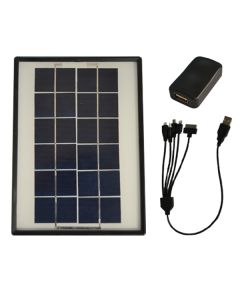 THUNDERBOLT SOLAR MOBILE PHONE CHARGER - 5 IN1 - SR-C5W