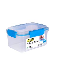 ADDIS CLIP N SEAL RECTANGULAR LUNCH BOX - 1.2L