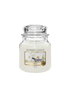 YANKEE SCENTED CANDLE VANILLA MEDIUM - 411G