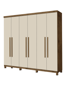 Incabras Premium Wardrobe - Cedro Off White