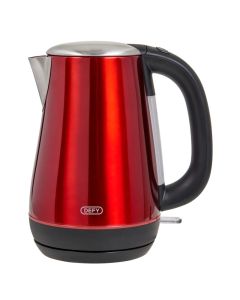 DEFY 1.7LTR RED STAINLESS STEEL KETTLE - WK828R