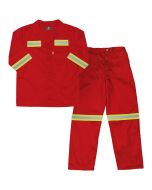 PARAMOUNT RED REFLECTIVE WORKSUIT