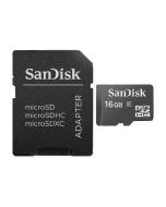SANDISK SDHC 16GB MICRO SD CARD WITH ADAPTER - SDK_16GB_MSD