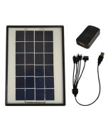 THUNDERBOLT SOLAR MOBILE PHONE CHARGER - 5 IN1 - SR-C5W