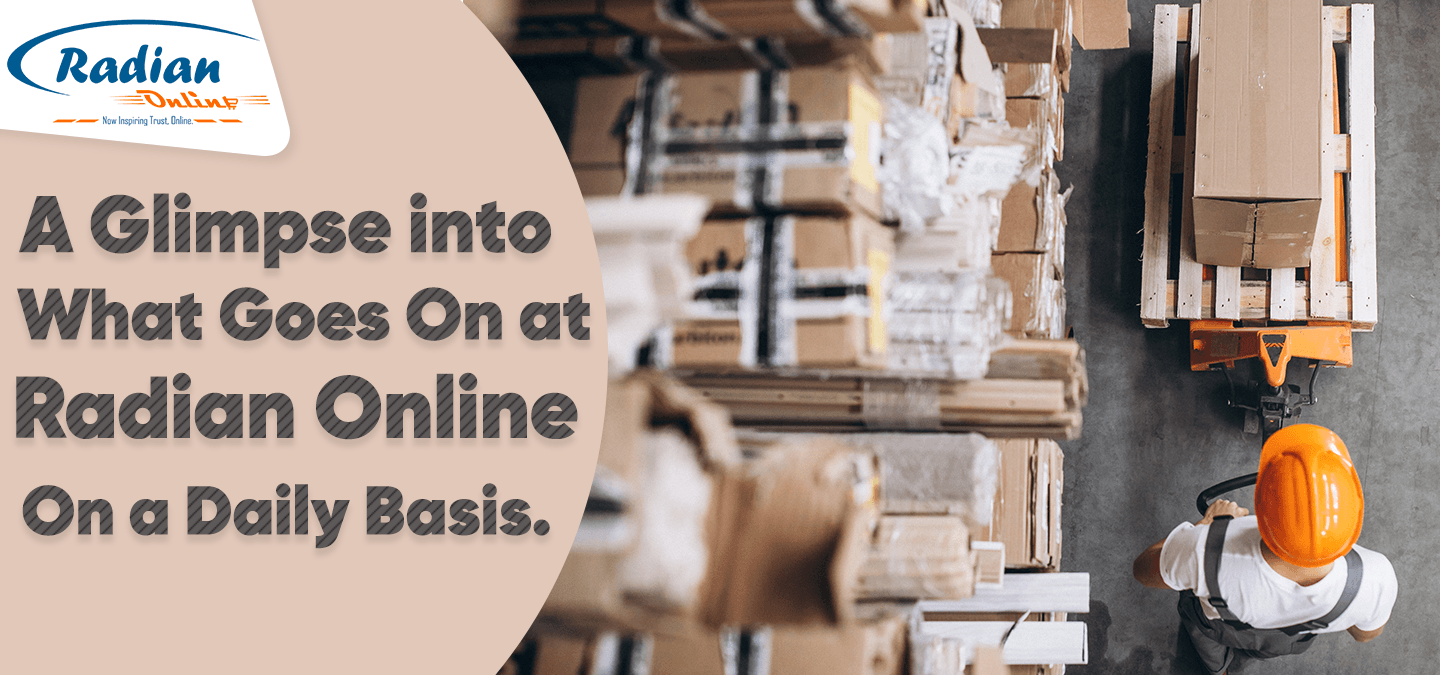 A GLIMPSE INTO WHAT GOES ON AT RADIAN ONLINE ON A DAILY BASIS