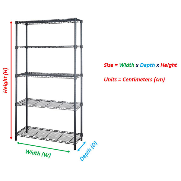 Heavy Duty Adjustable Shelving Unit Measurements Guide